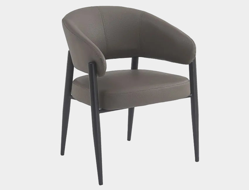 Bronson Dining Chair - Set of 2 in Stone and Black