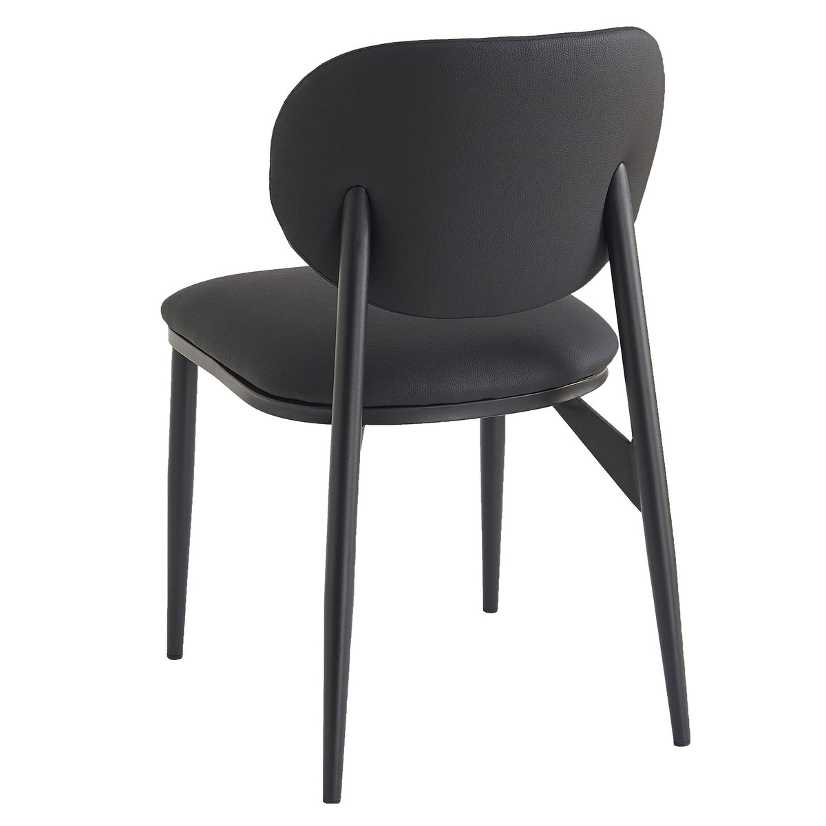 Gideon Dining/Lounge Chair, Set of 4 in Black and Black