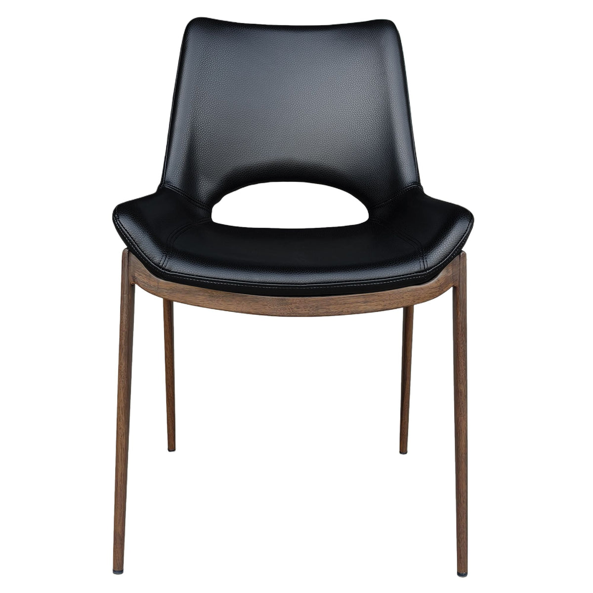 Icona Dining Chair, Set of 6 in (Walnut finished legs)