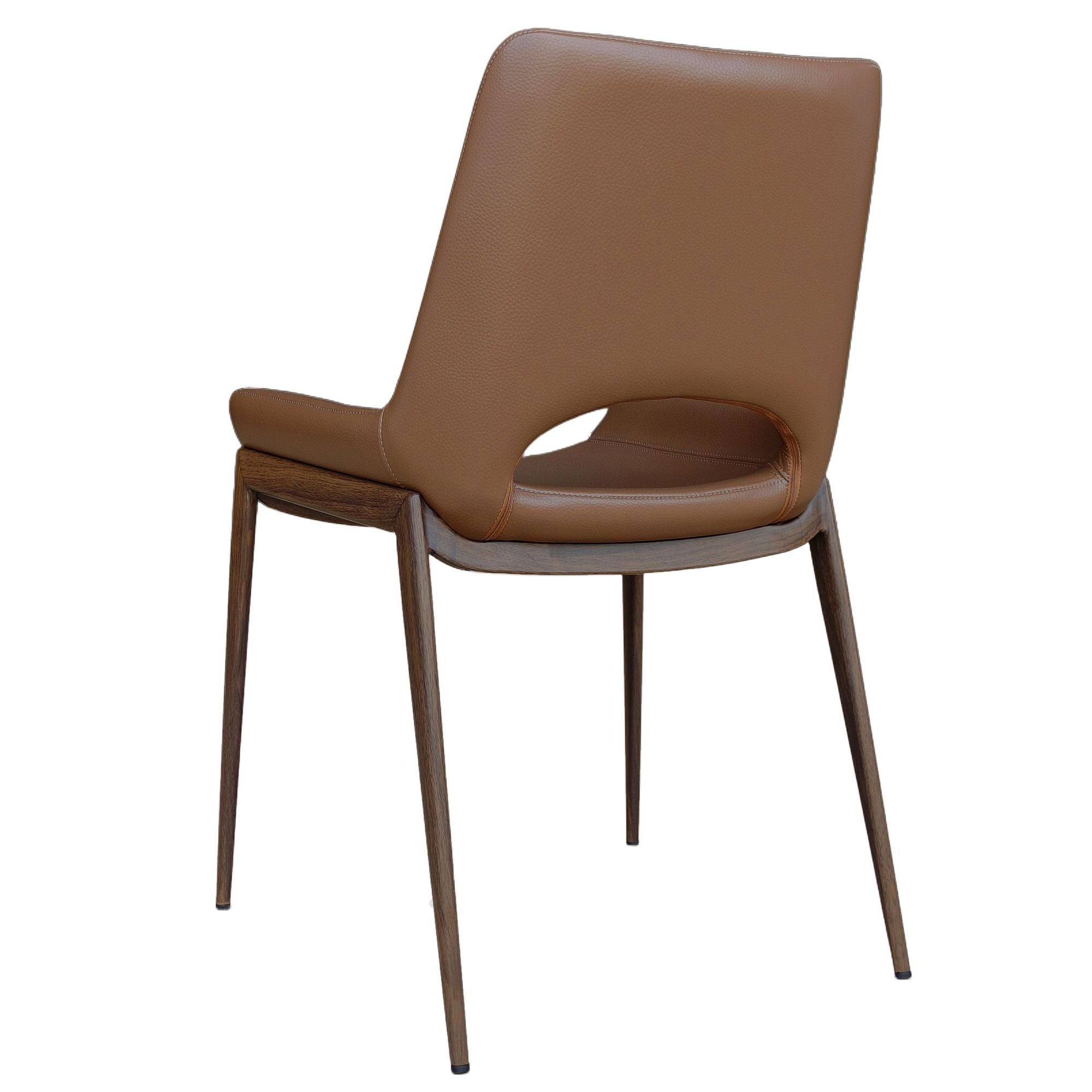 Icona Dining Chair, Set of 6 in (Walnut finished legs)