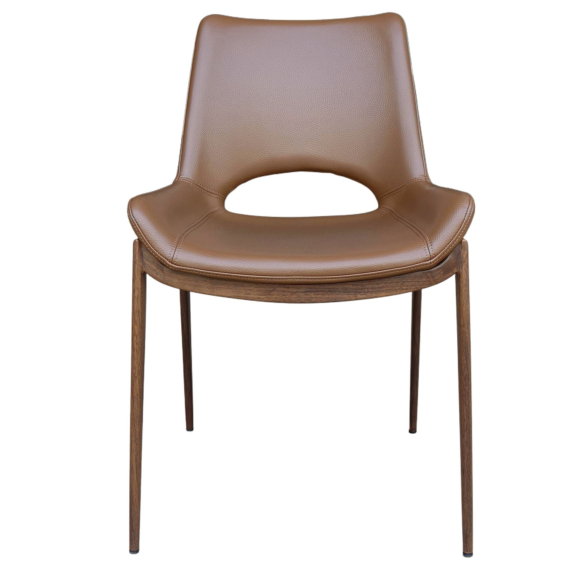 Icona Dining Chair, Set of 6 in (Walnut finished legs)