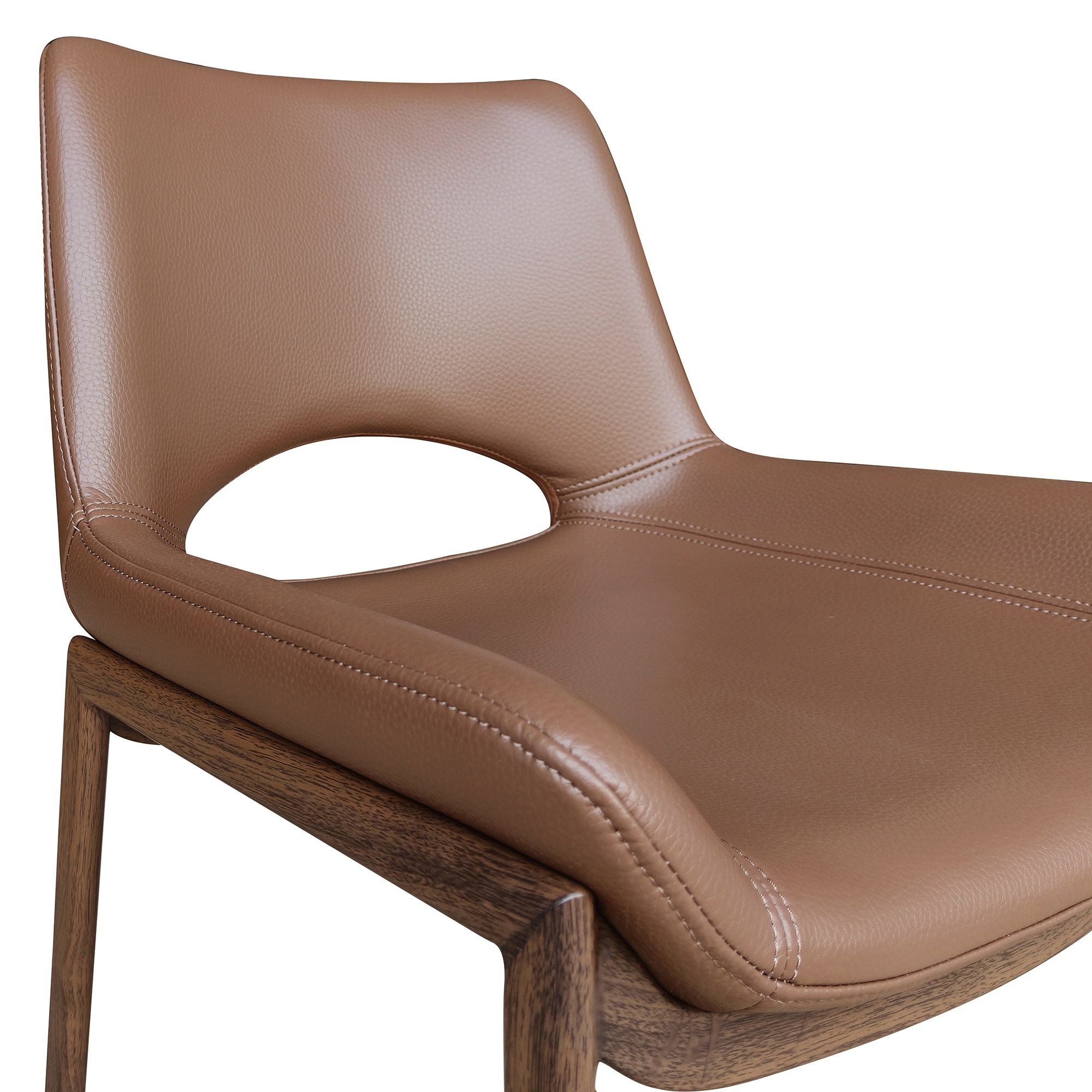 Icona Dining Chair, Set of 6 in (Walnut finished legs)
