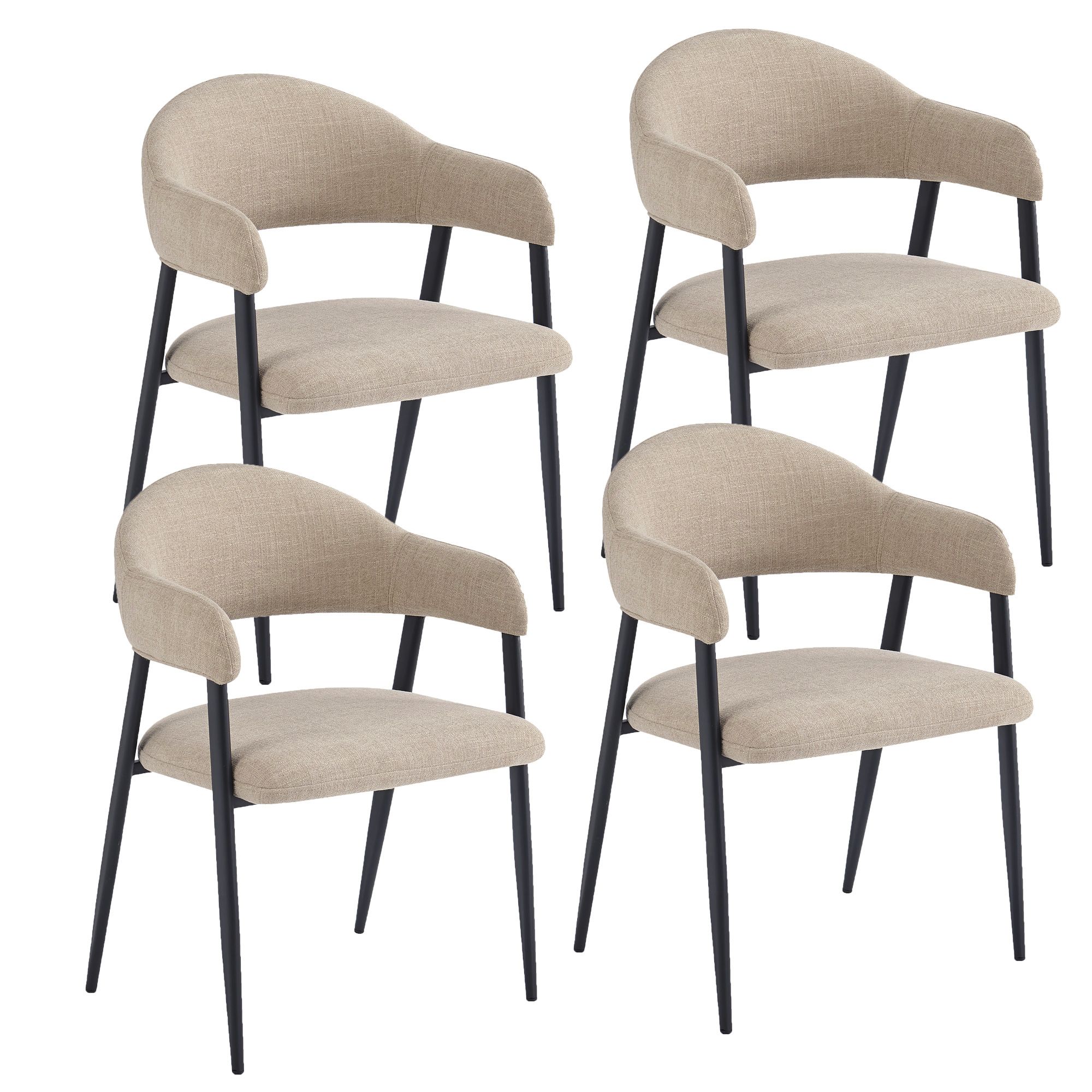 Alfie Dining Chair, Set of 4