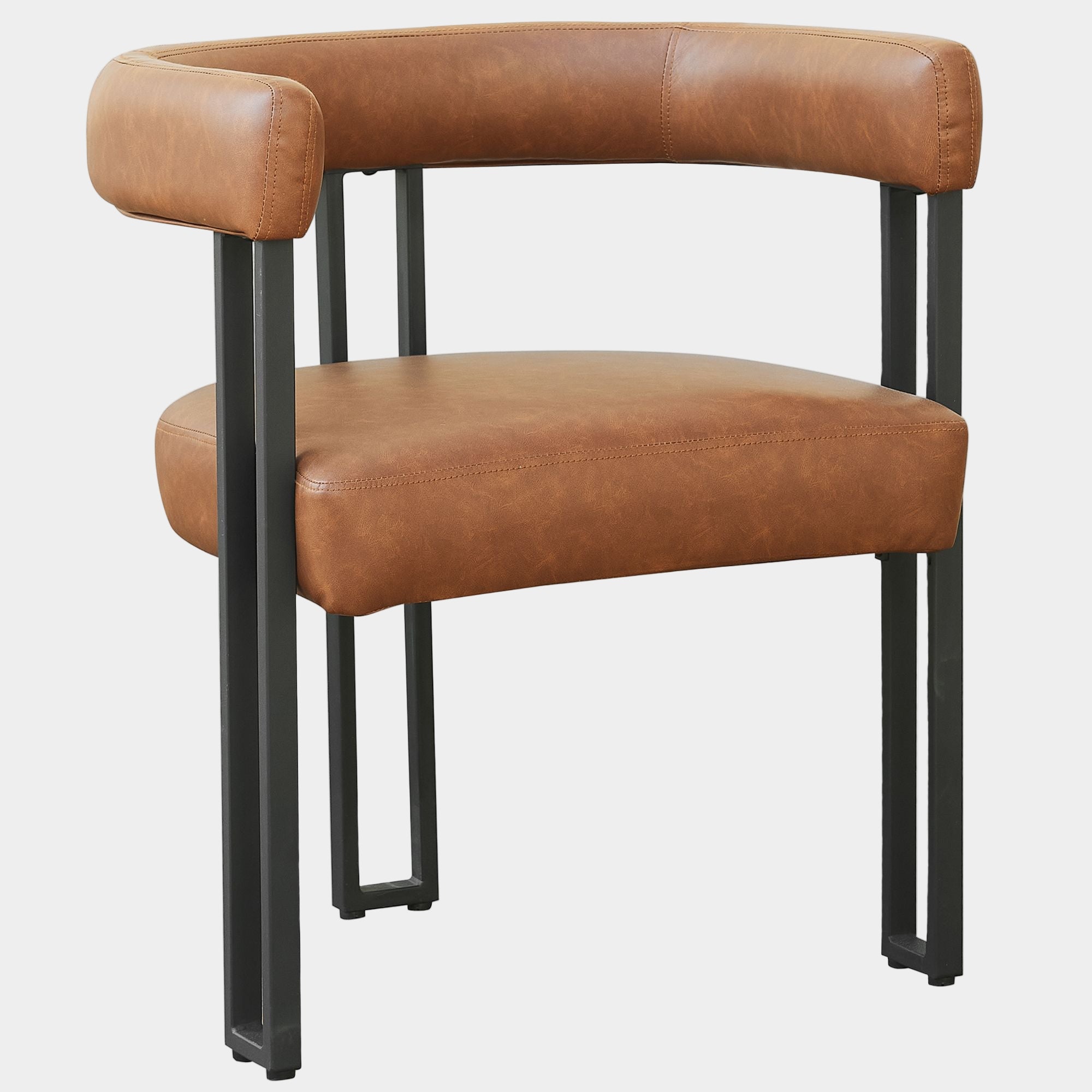 Scarlet Dining Chair, set of 2, in Saddle PU