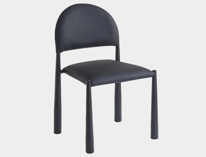 Auggie Dining Chair - Set of 4 in Black and Black