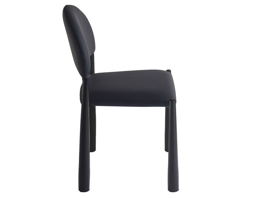 Auggie Dining Chair - Set of 4 in Black and Black