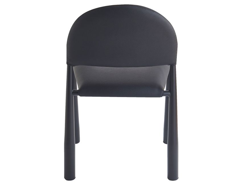 Auggie Dining Chair - Set of 4 in Black and Black