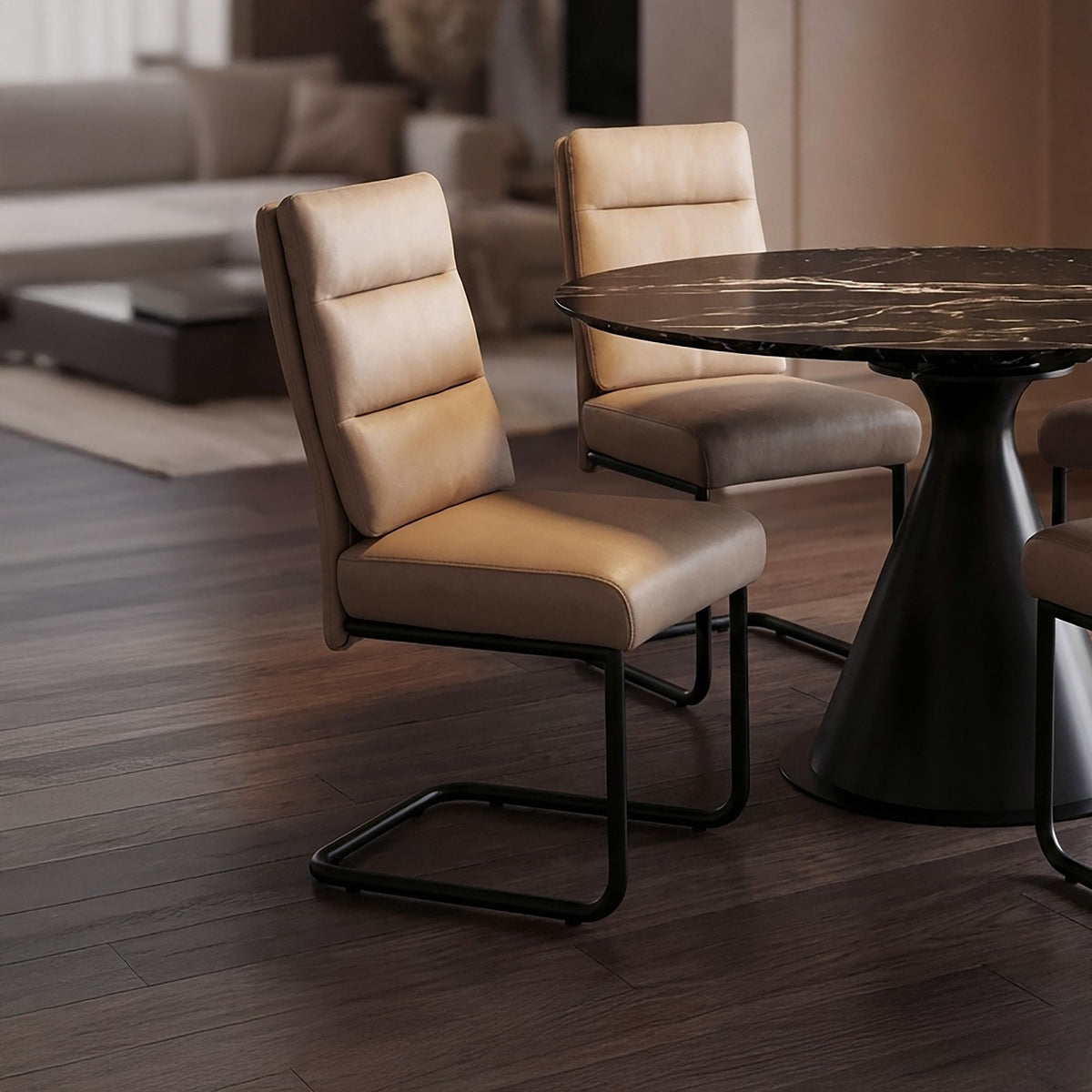 Brodi Dining Chair, (PU Leather) Set of 2