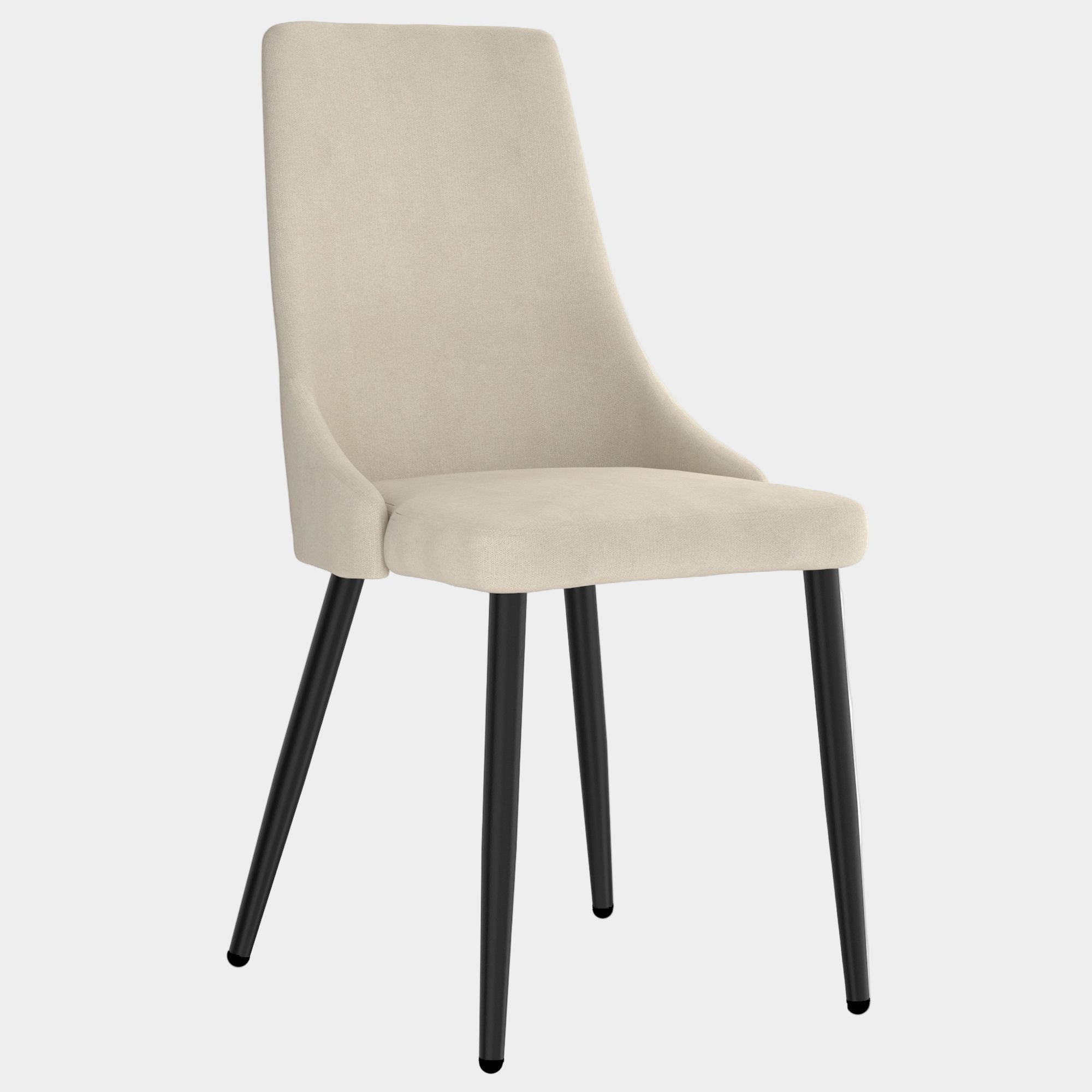 Venice Dining Chair, set of 2, in Beige and Black