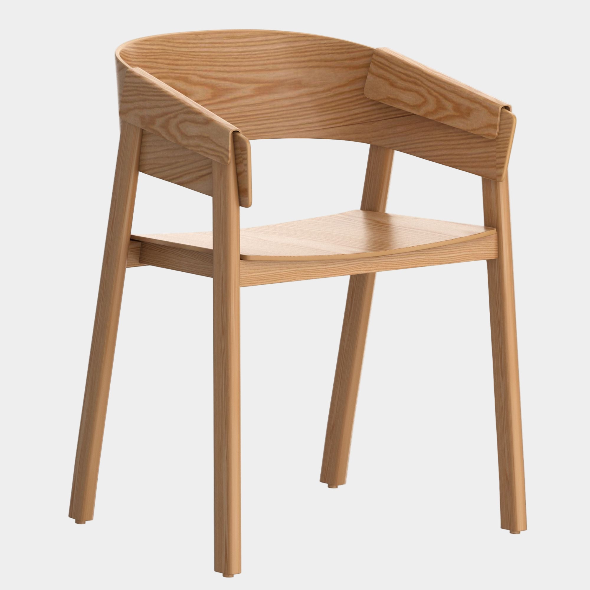 Mateo Contract Grade Chair, Set of 2 in Natural
