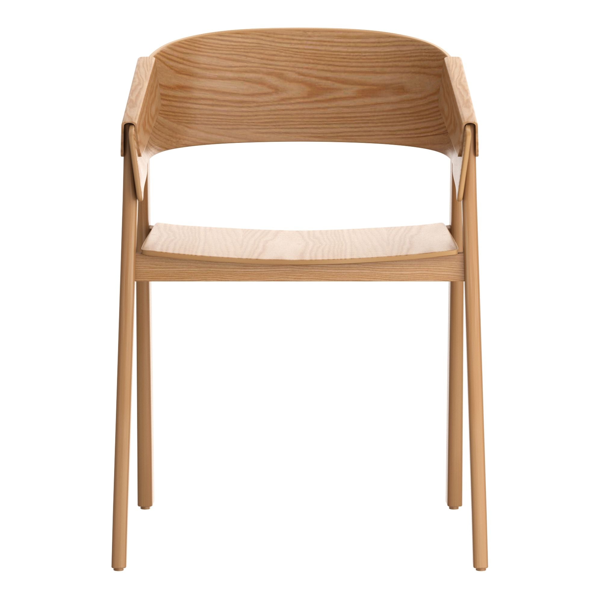 Mateo Contract Grade Chair, Set of 2 in Natural