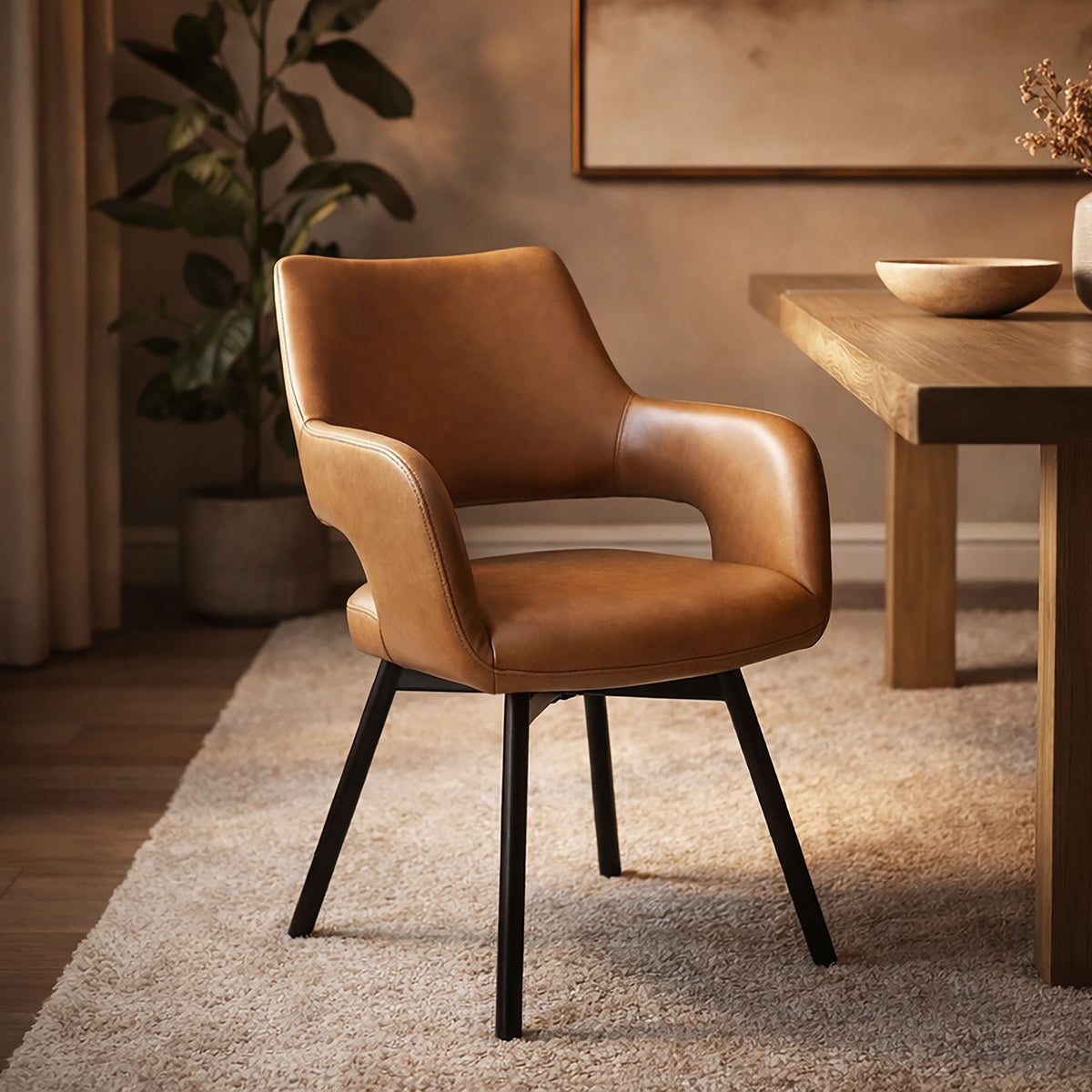 Ryder Swivel Dining and Accent Chair