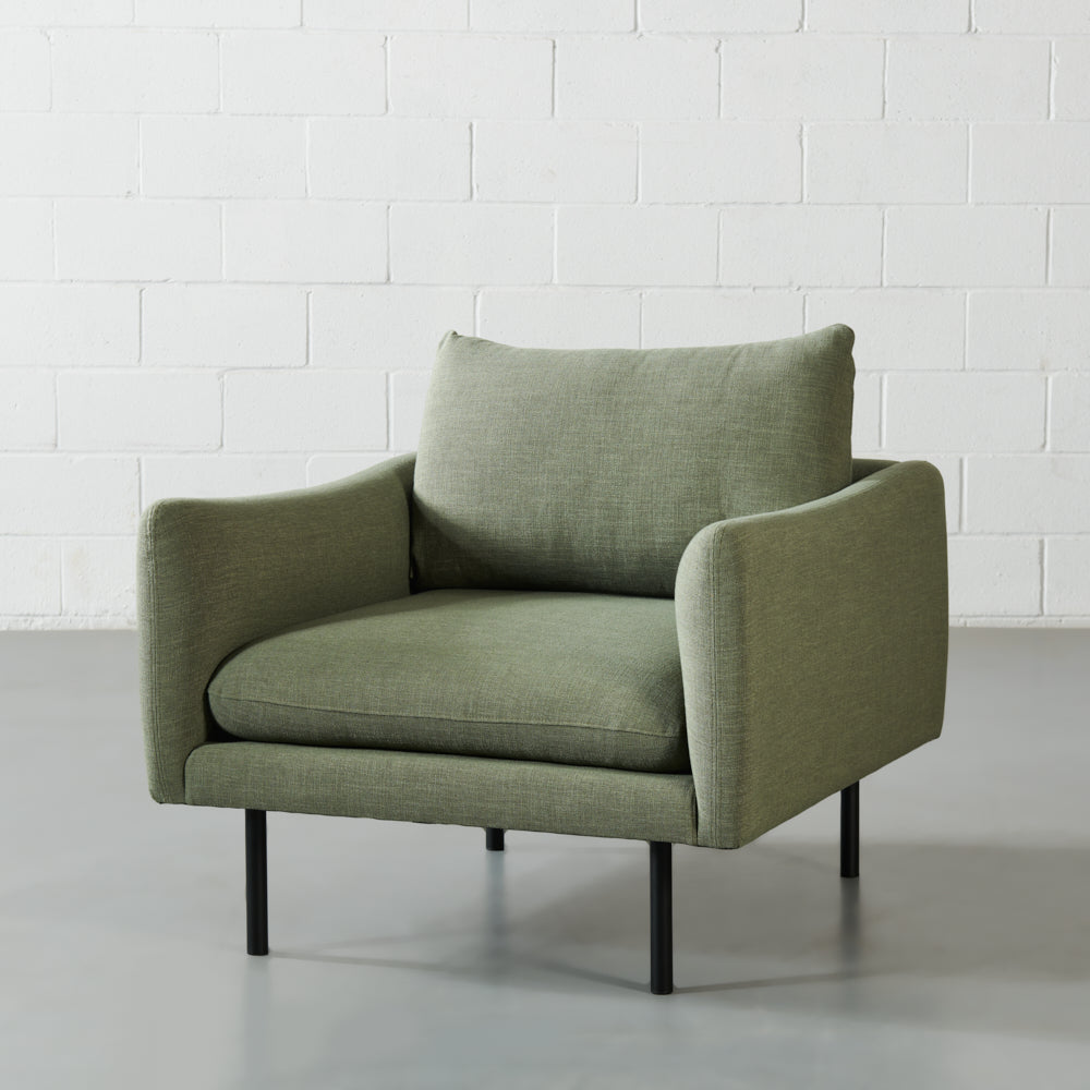 MAPLETON - Green Fabric Chair