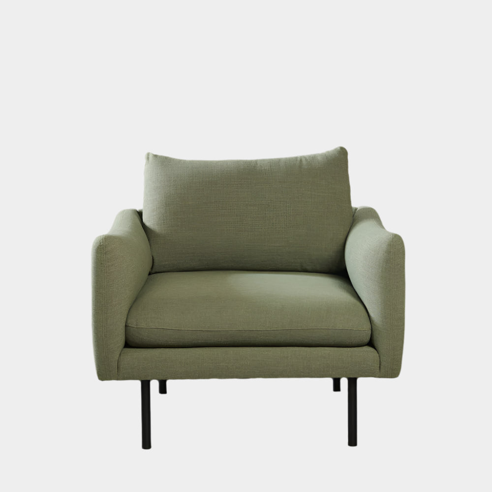 MAPLETON - Green Fabric Chair