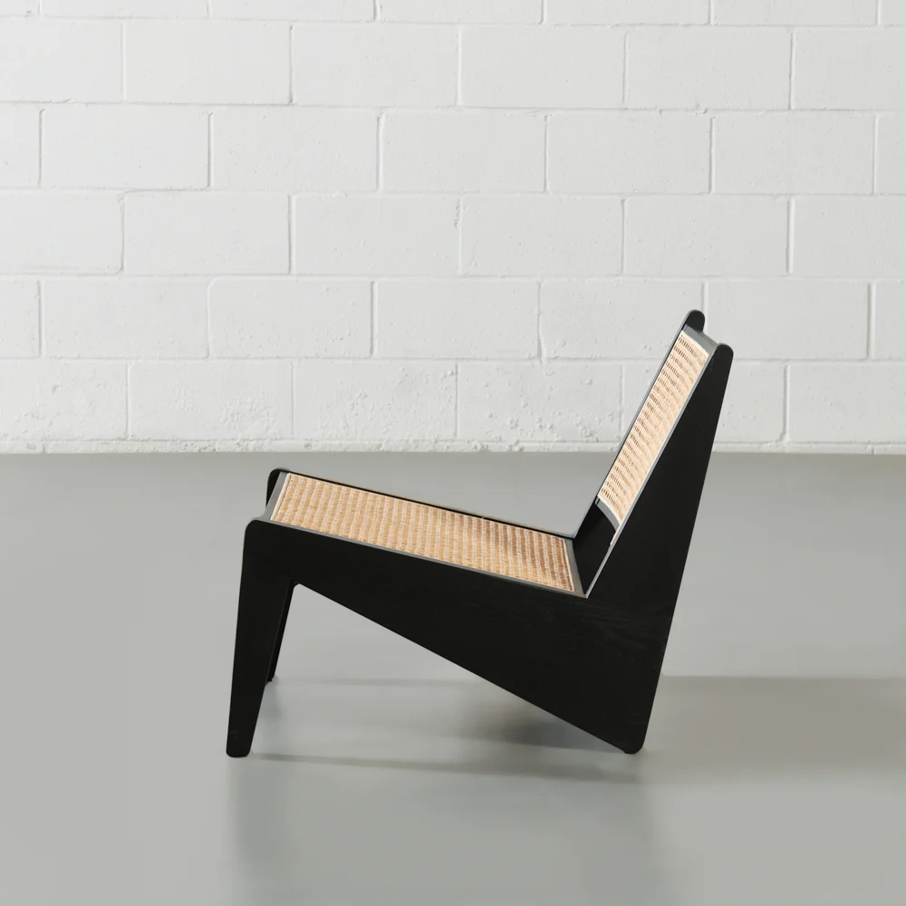 CANBERRA - Chaise longue en bois noir