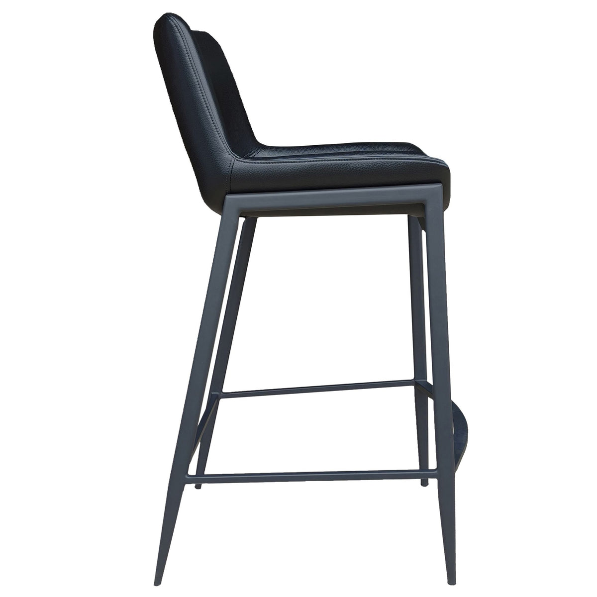 Icona Black Top Bar Stool