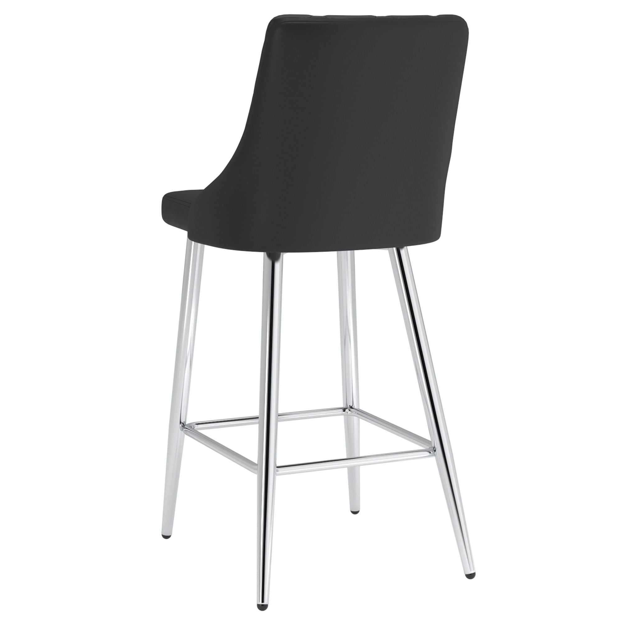 Devo 26" Counter Stool, set of 2, in Black