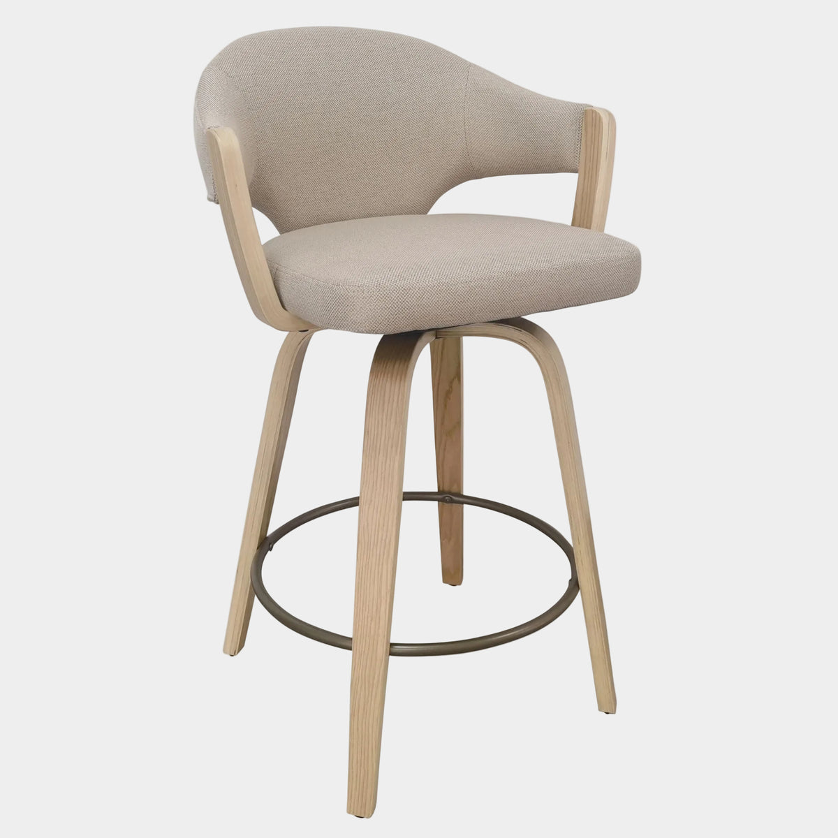 Freya Counter Stool with Swivel, Set of 2