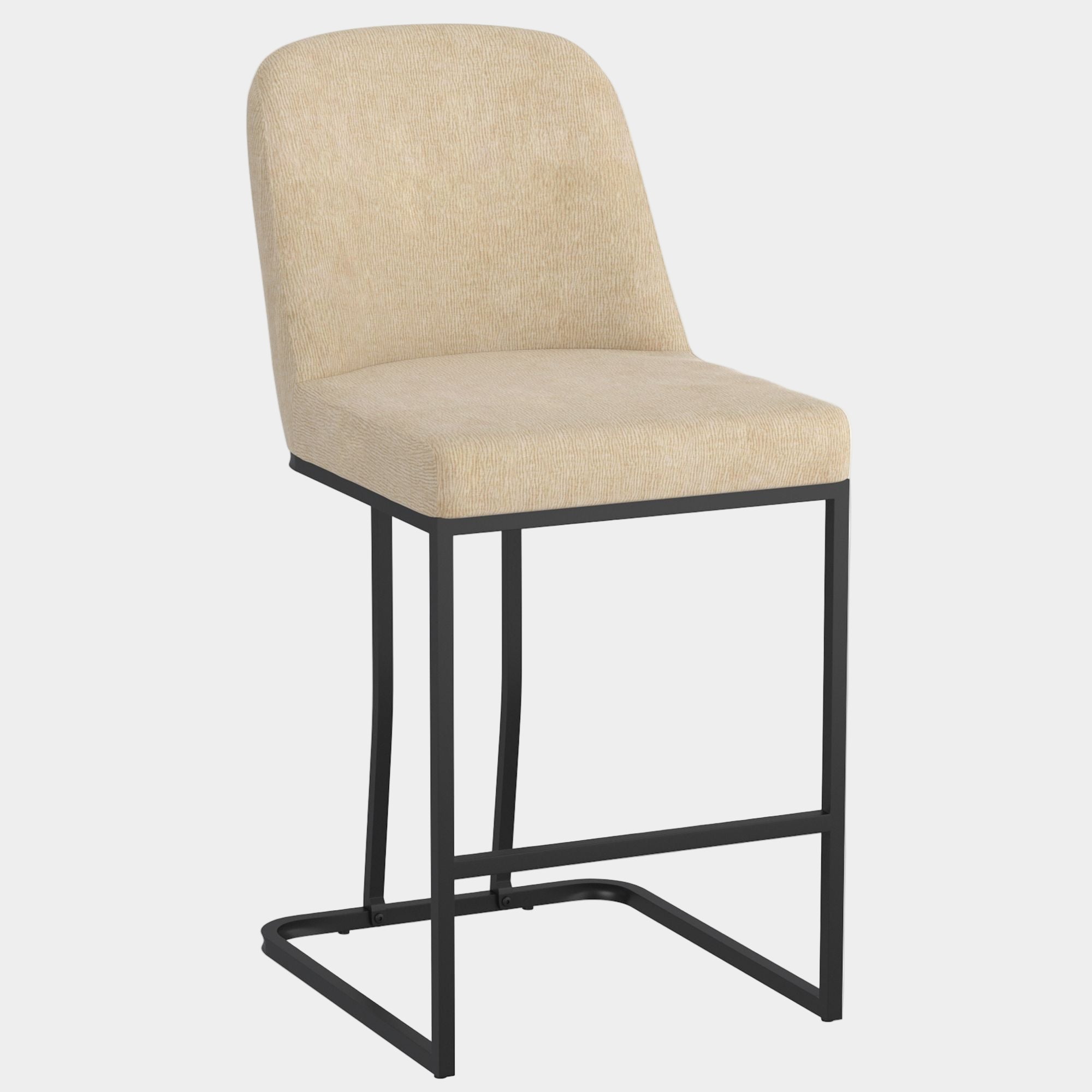 Dario 26" Counter Stool, Set of 2 in Beige