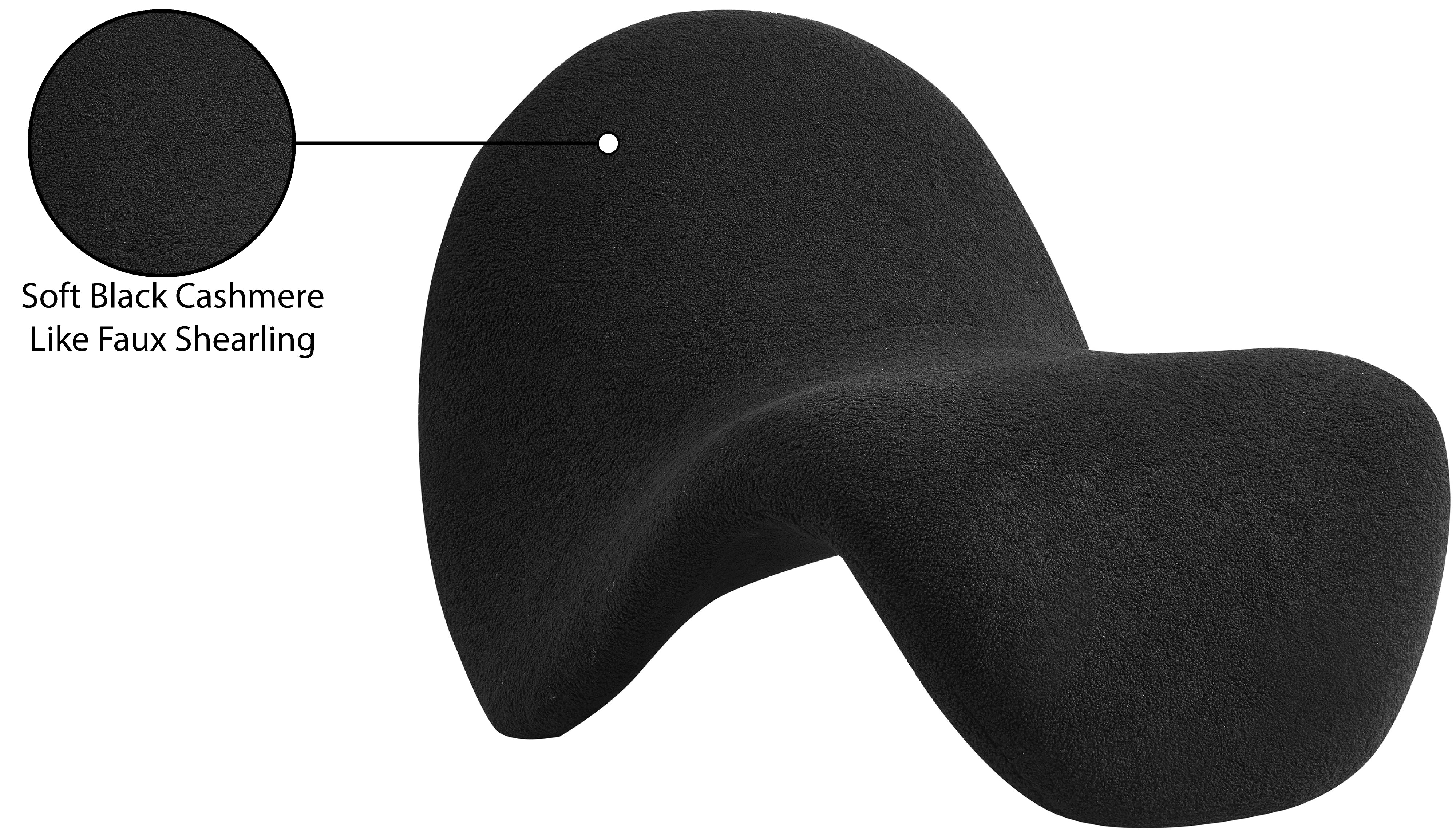 Fauteuil d'appoint rembourré en chenille Vivi 