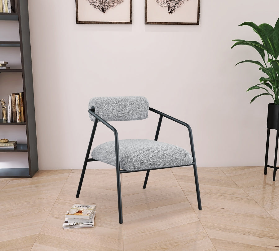 Fauteuil d'appoint rembourré en chenille Vivi 