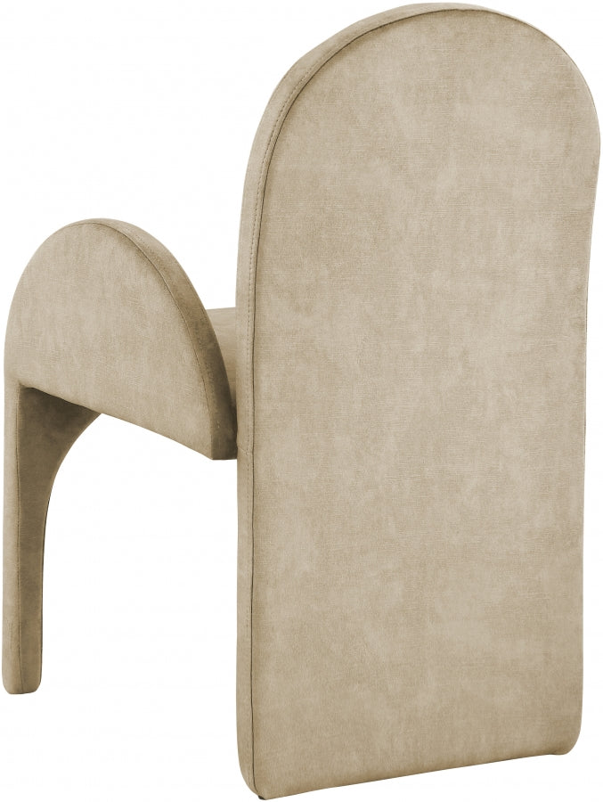 Fauteuil d'appoint rembourré en chenille Vivi 