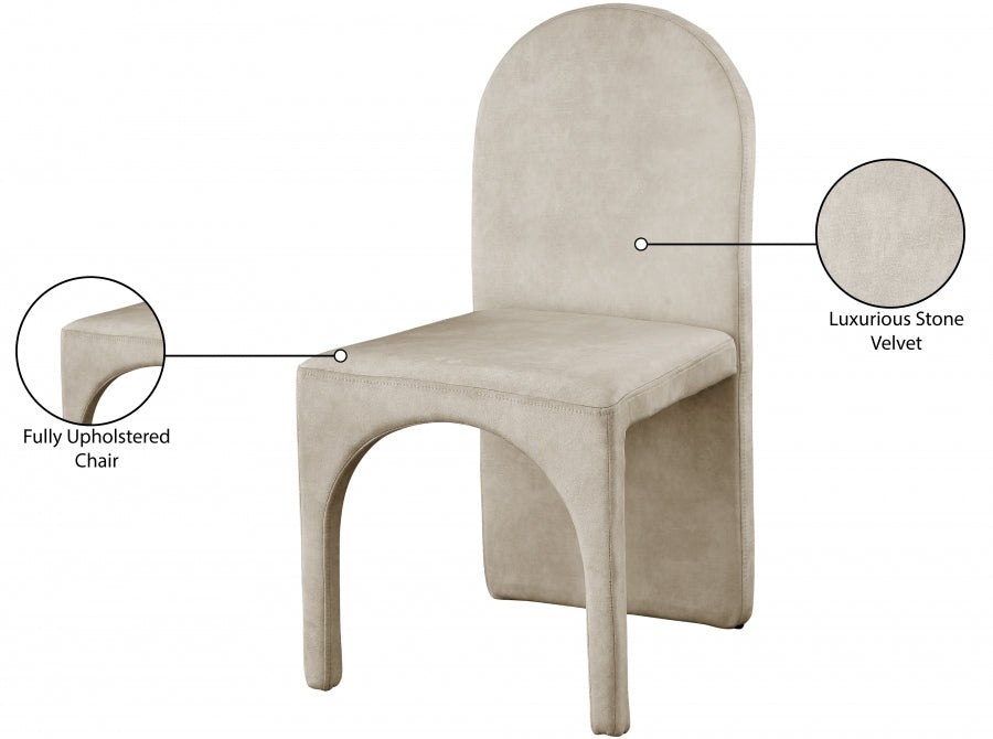 Fauteuil d'appoint rembourré en chenille Vivi 