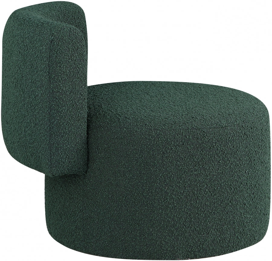 Fauteuil d'appoint rembourré en chenille Vivi 