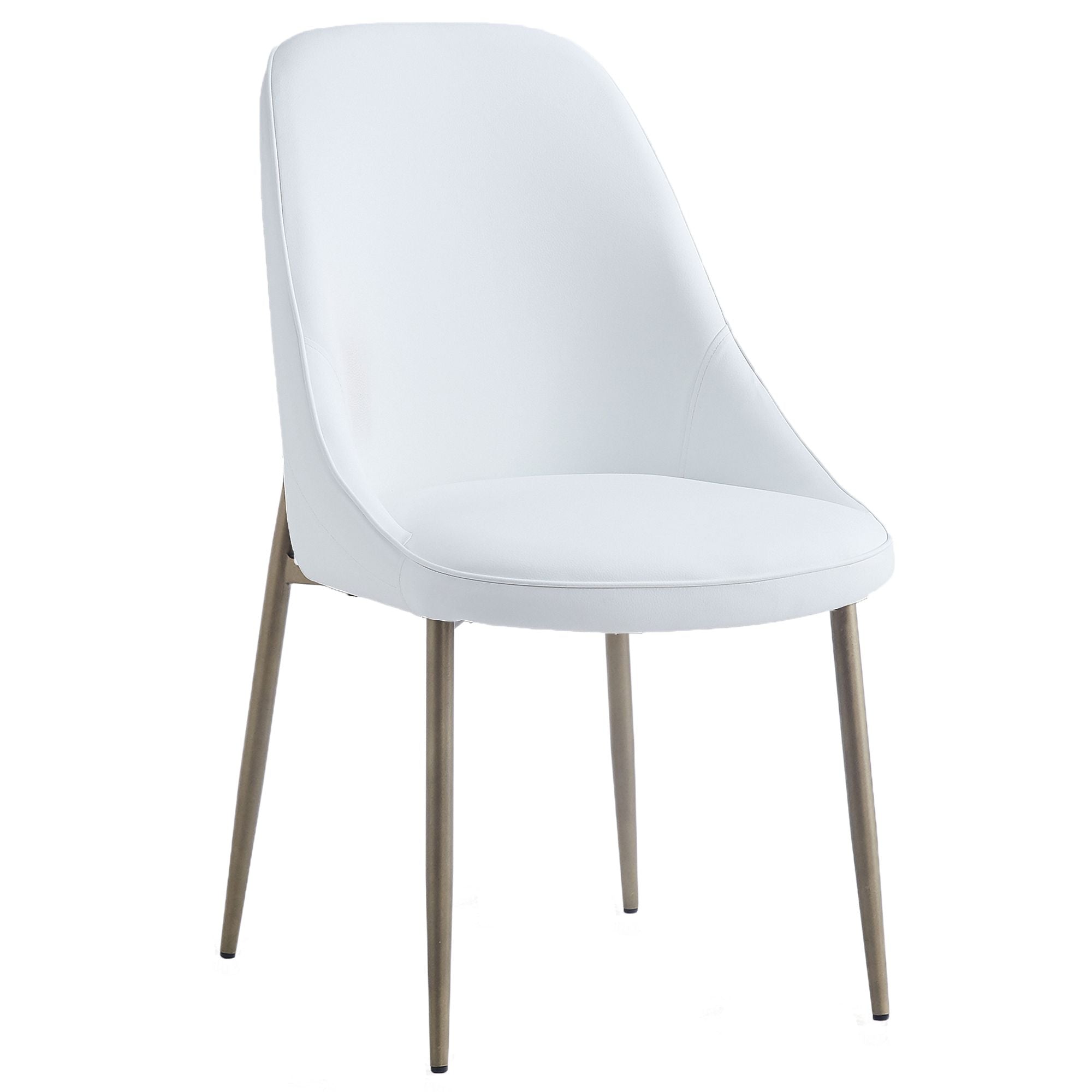 Godiva/Cleo 5pc Dining Set in Grey with White Chair