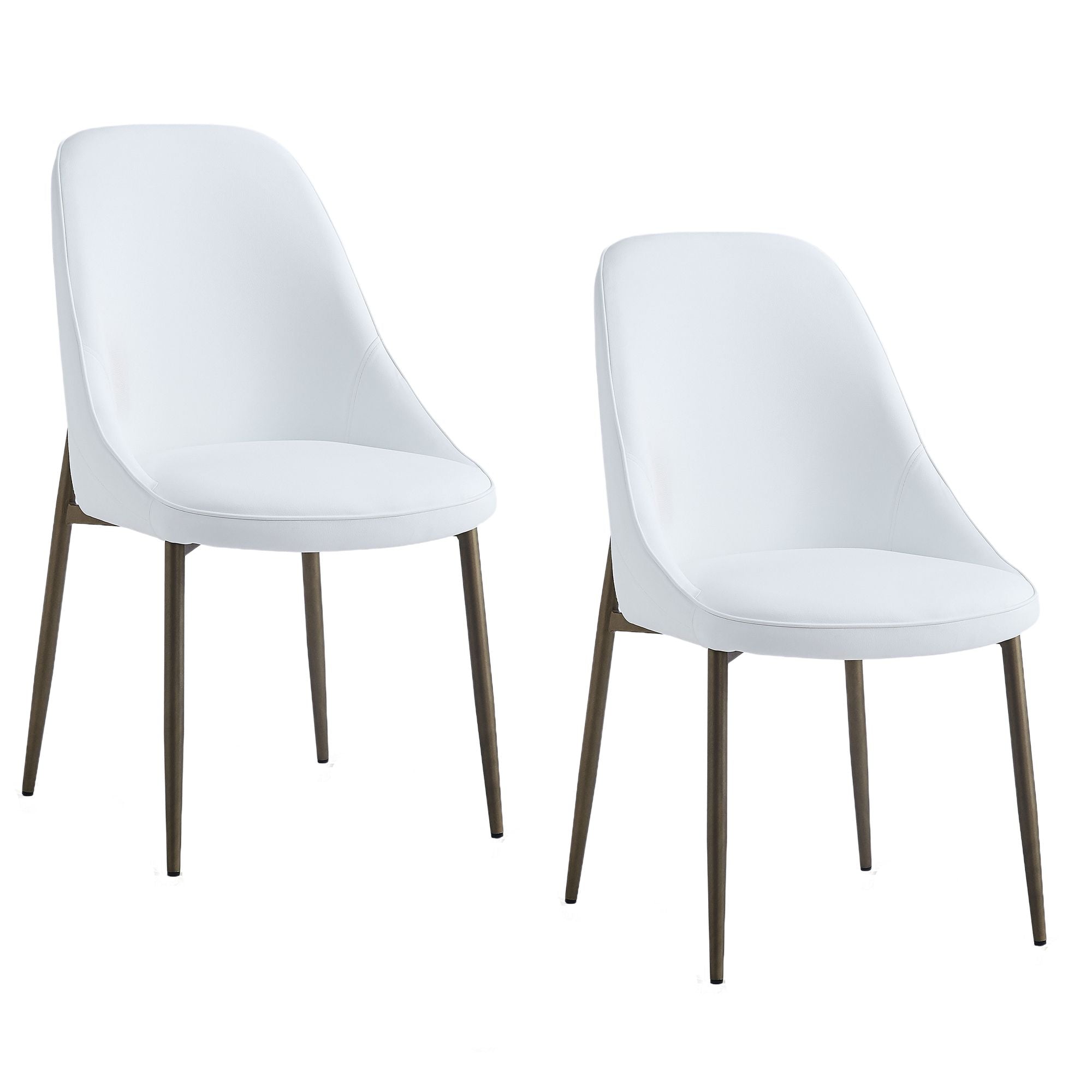 Godiva/Cleo 5pc Dining Set in Grey with White Chair
