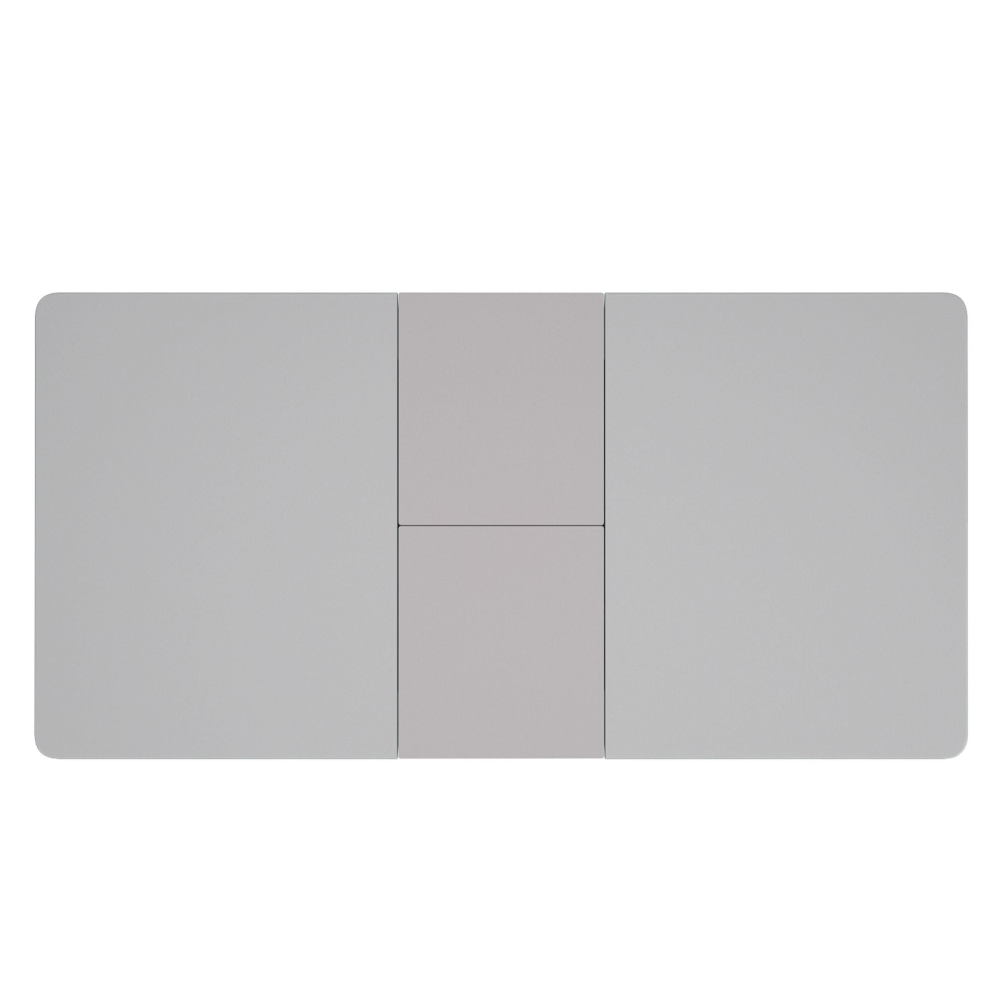 Corvus/Signy 7pc Dining Set in Warm Grey Table with Light Grey Chair