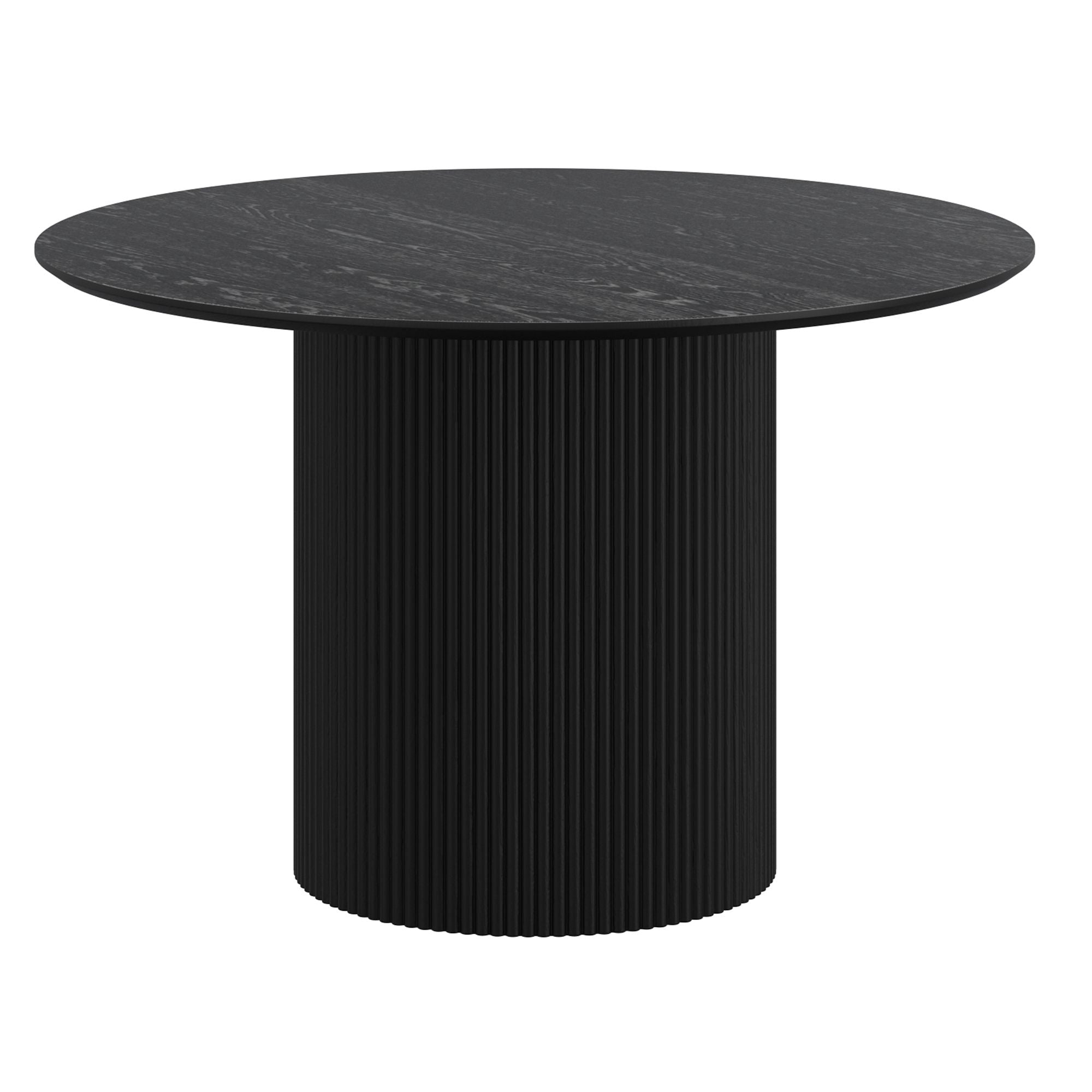 Tovas/Caprese 5pc Dining Set - Black Table with Black Chair