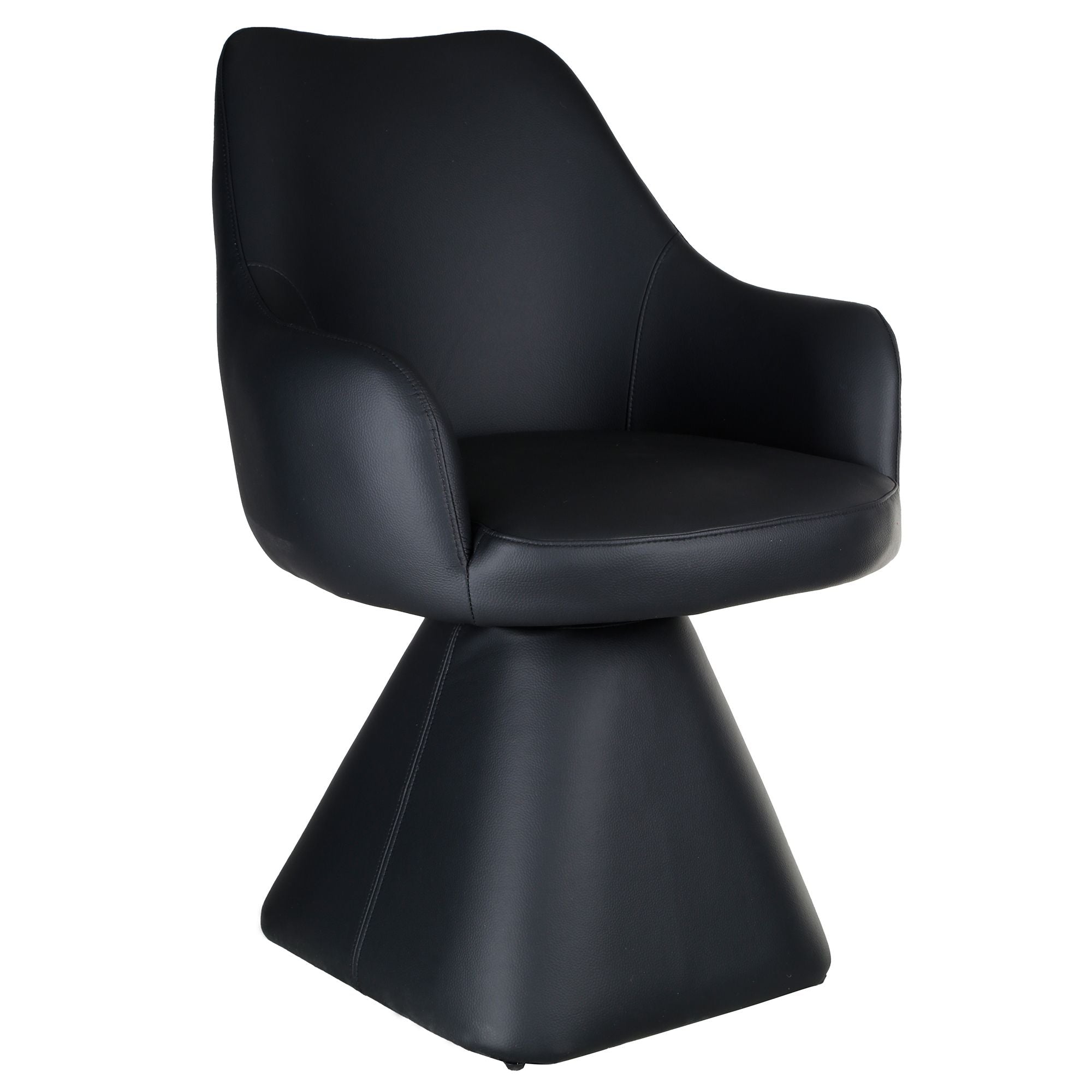 Tovas/Caprese 5pc Dining Set - Black Table with Black Chair