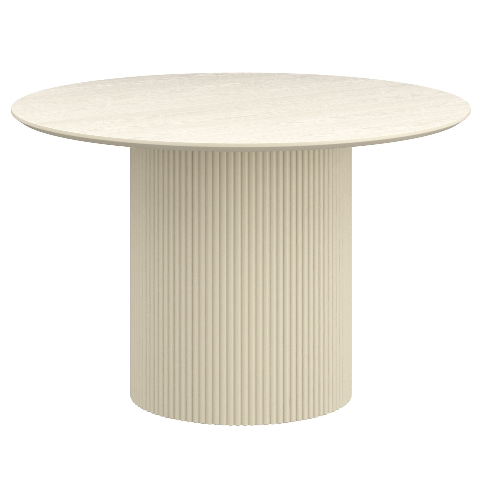Tovas/Amara 5pc Dining Set - Ivory Table with Beige Chair