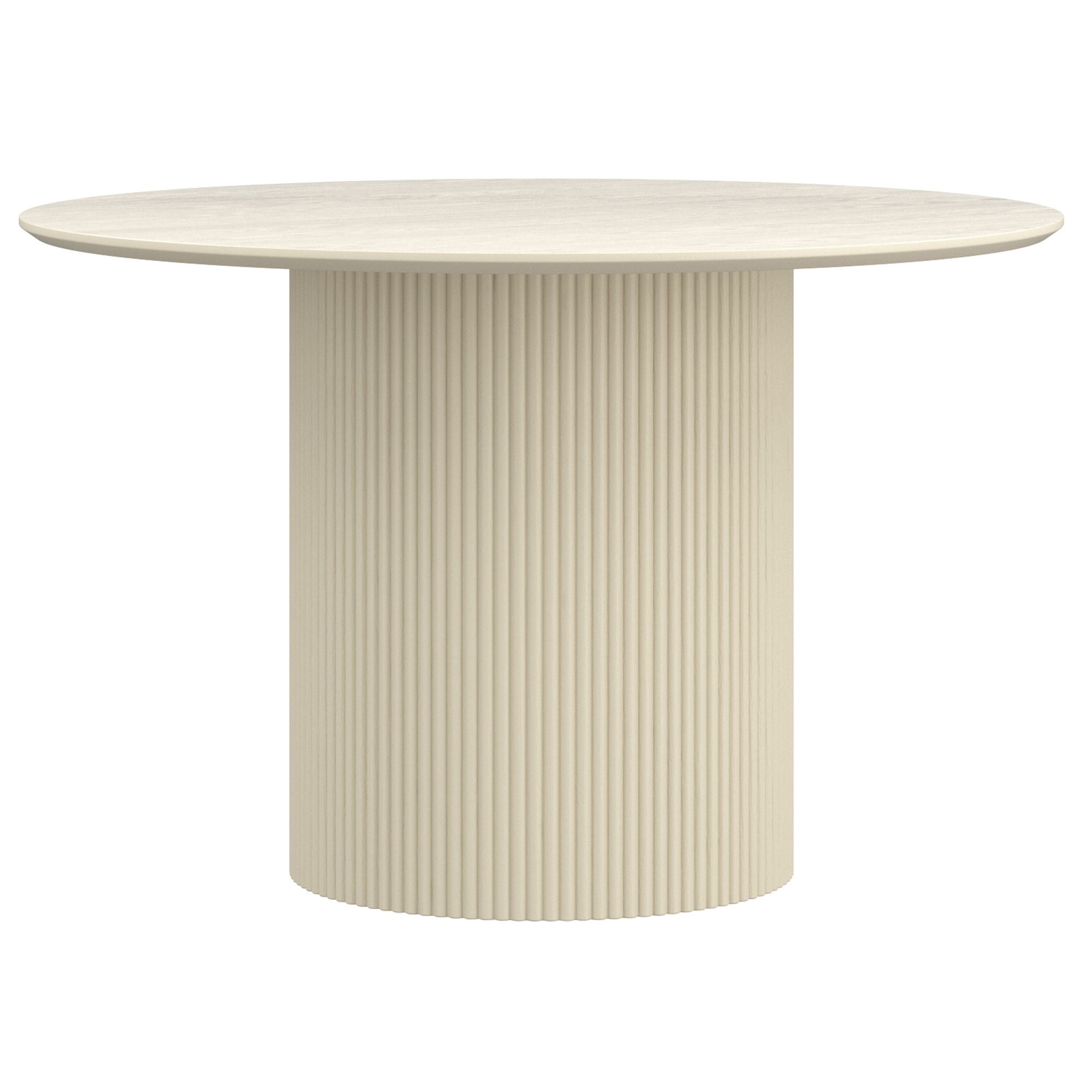 Tovas/Amara 5pc Dining Set - Ivory Table with Beige Chair