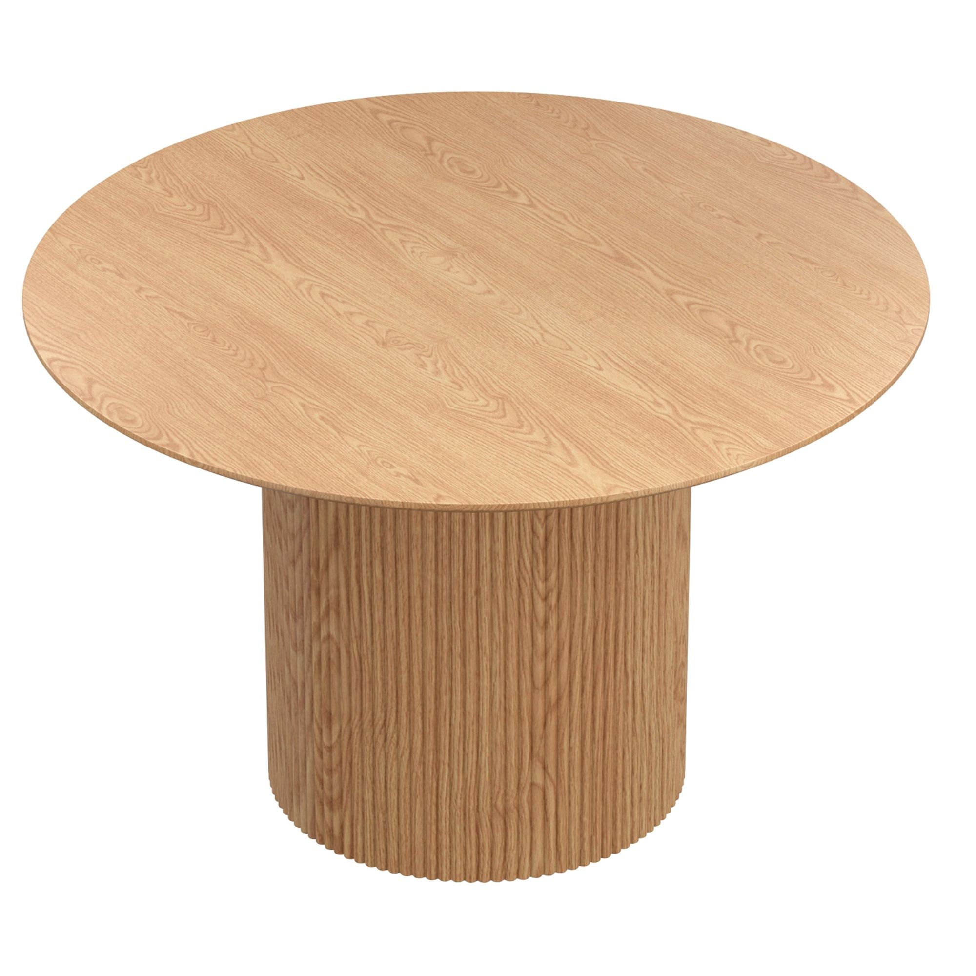 Tovas/Hudson 5pc cSet - Natural Table with Beige Chair