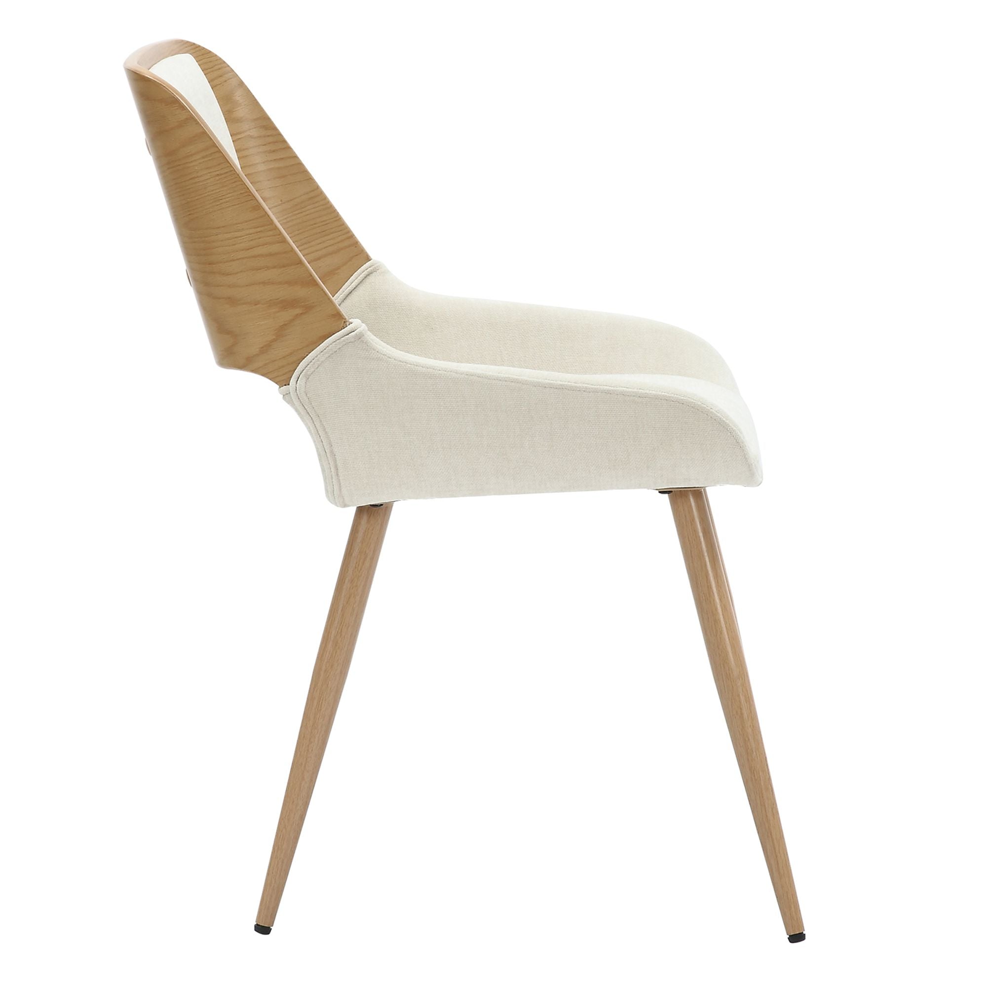 Tovas/Hudson 5pc cSet - Natural Table with Beige Chair