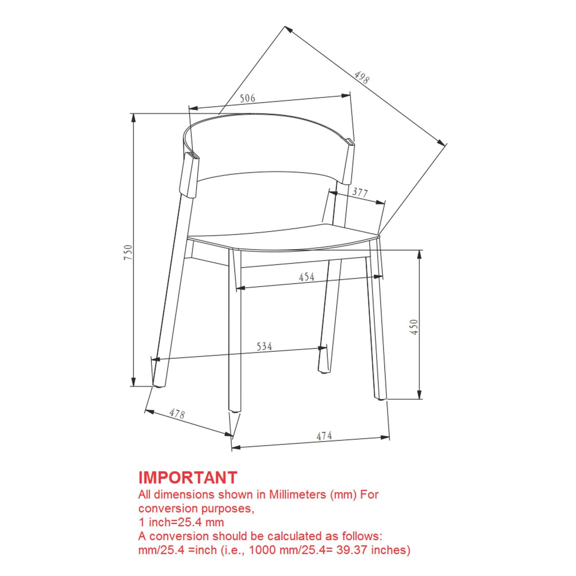 Tovas/Elias 5pc Dining Set - Natural Table with Natural Chair