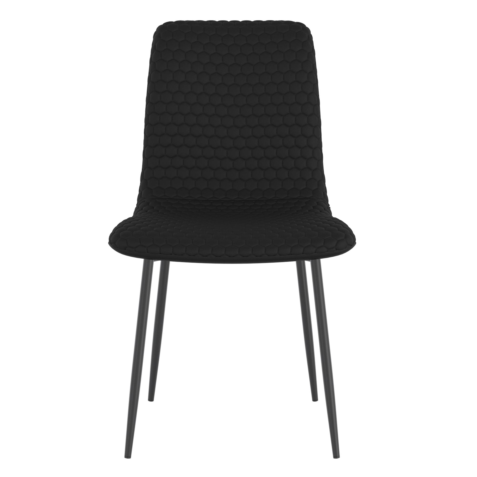 Conrad/Brixx 5pc Dining Set in Black with Black Chair