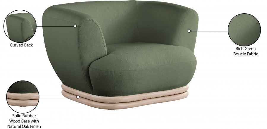 Kipton Boucle Fabric Upholstered Chair
