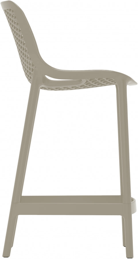 Mykonos Plastic Outdoor Patio Stools - Set of 4