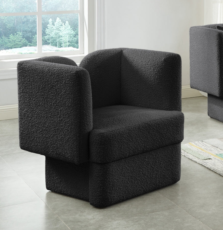 Marcel Boucle Fabric Upholstered Chair