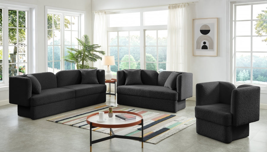 Marcel Boucle Fabric Upholstered Chair