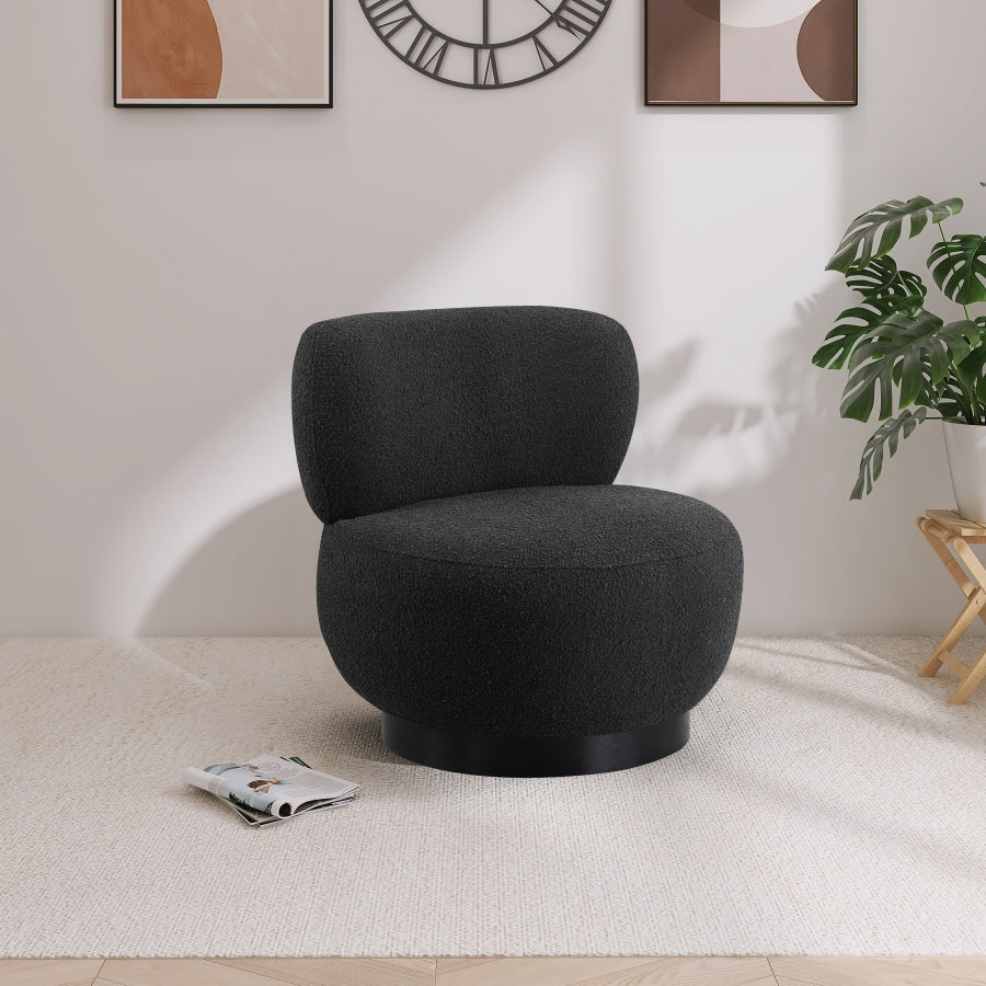Fauteuil d'appoint rembourré en chenille Vivi 
