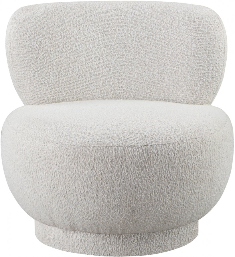 Fauteuil d'appoint rembourré en chenille Vivi 