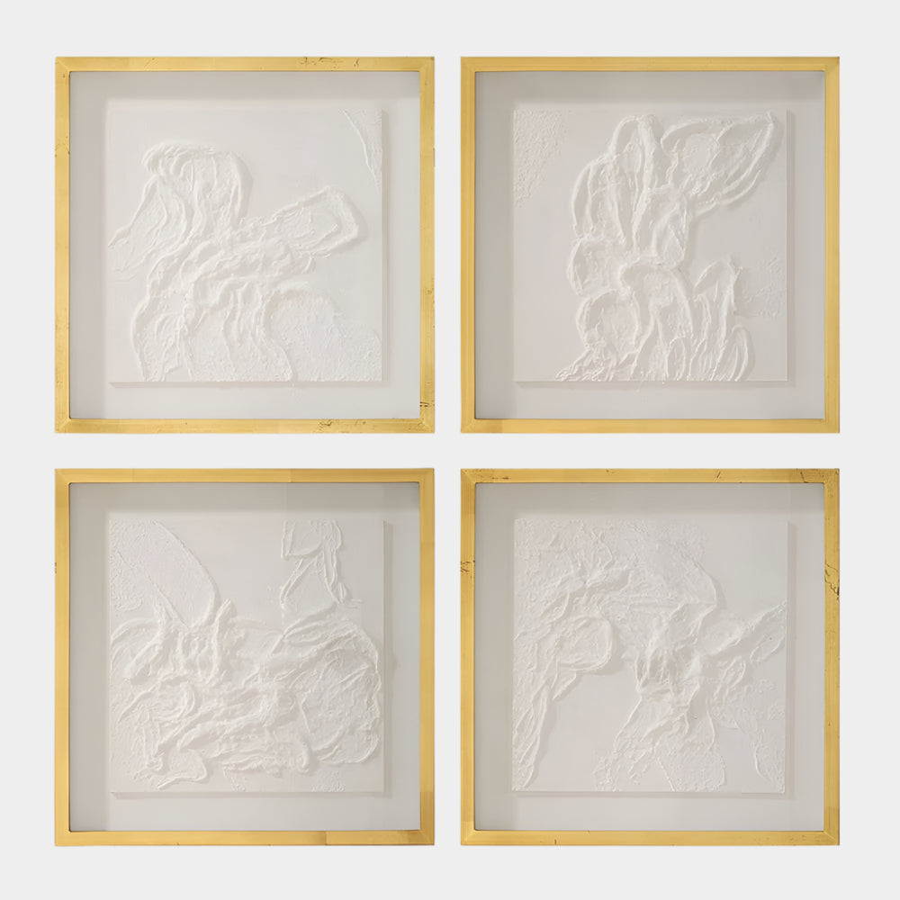 Fourfold Framed Prints, S/4