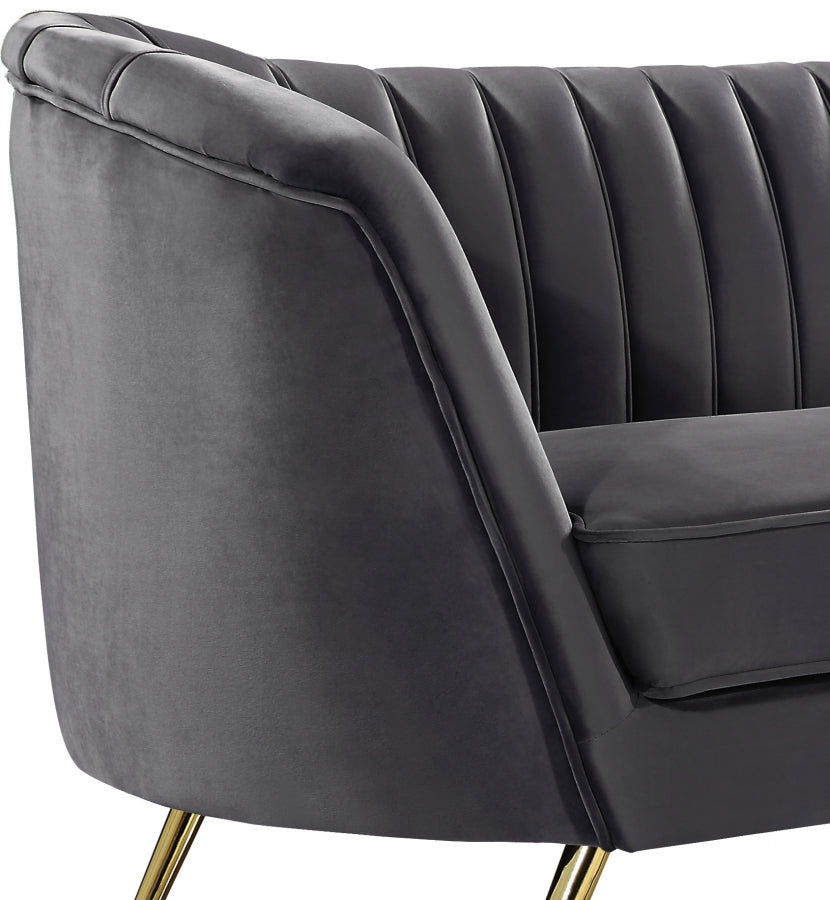 Fauteuil d'appoint rembourré en chenille Vivi 