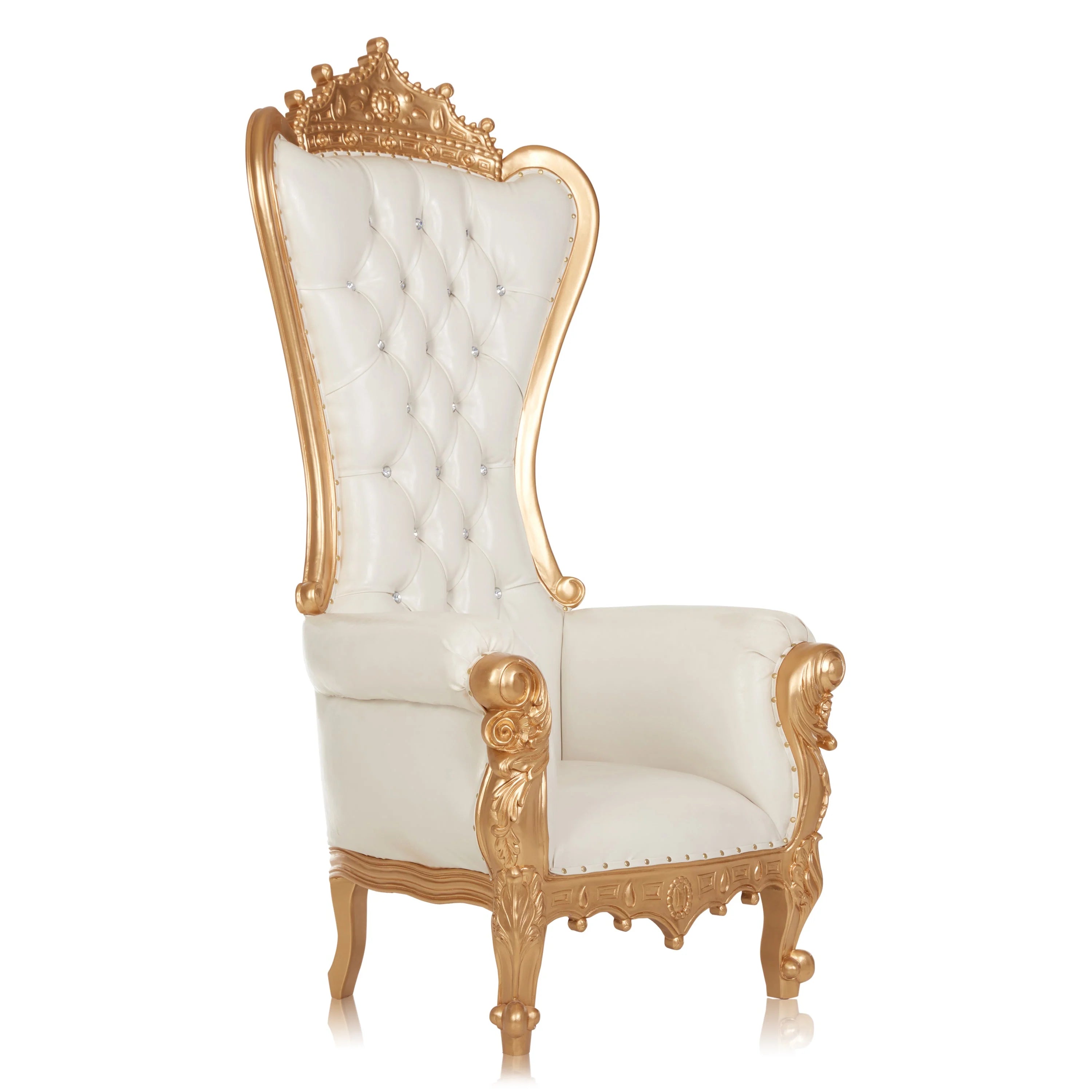 Crown Top Tiffany Throne Chair