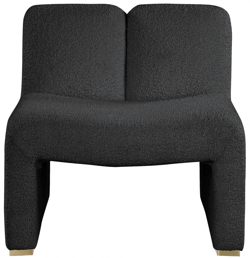 Fauteuil d'appoint rembourré en chenille Vivi 