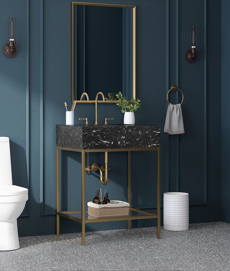 Meuble-lavabo mural pour salle de bain avec lavabo inclus